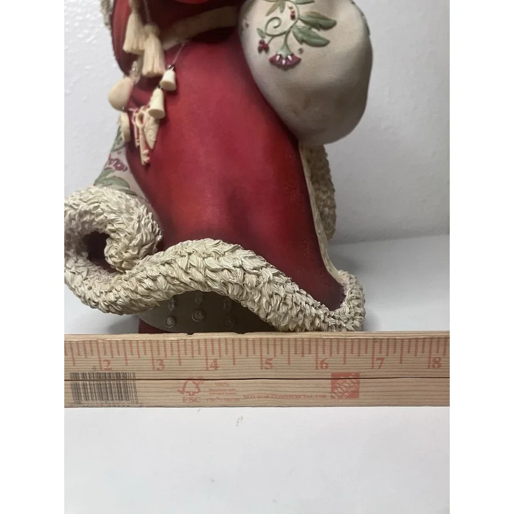 Retired Enesco The Heart Of Christmas Santa‎ Claus Figurine Marked 4027168